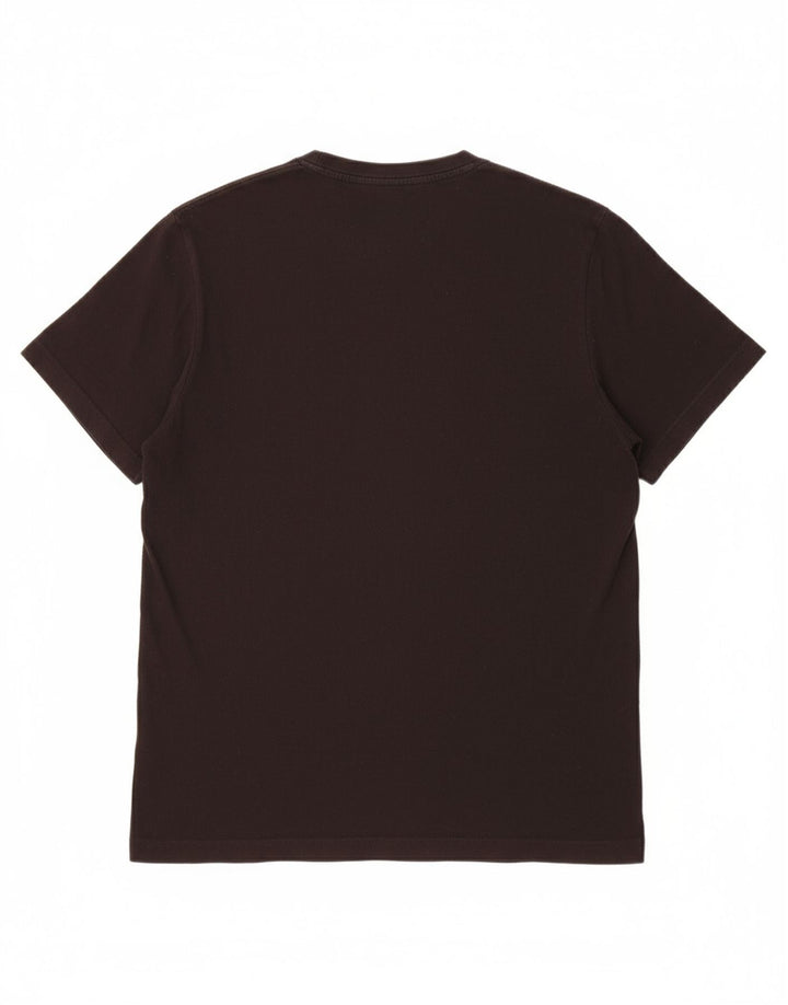 REEBOK Mens Graphic T-Shirt Top Large Black Cotton