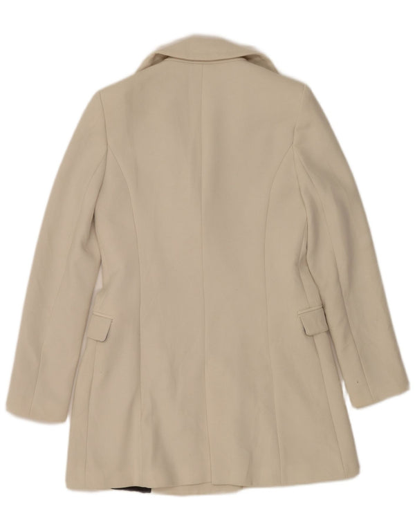 Pardesiu pentru femei Zara UK 6 XS poliester alb