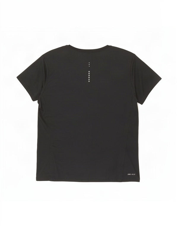 Tricou Nike Dri Fit pentru femei Top UK 14 Poliester negru mare