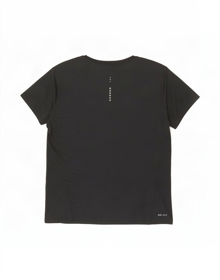 Tricou Nike Dri Fit pentru femei Top UK 14 Poliester negru mare