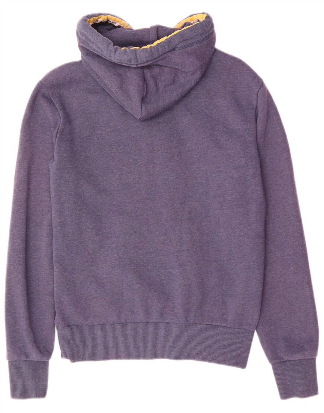 SUPERDRY Pulover cu glugă cu grafică pentru bărbați, poliester mic, albastru