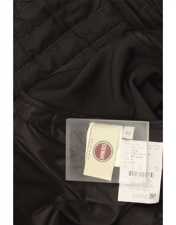 Jachetă căptușită pentru bărbați Colmar IT 52, mare, negru, poliester color bloc