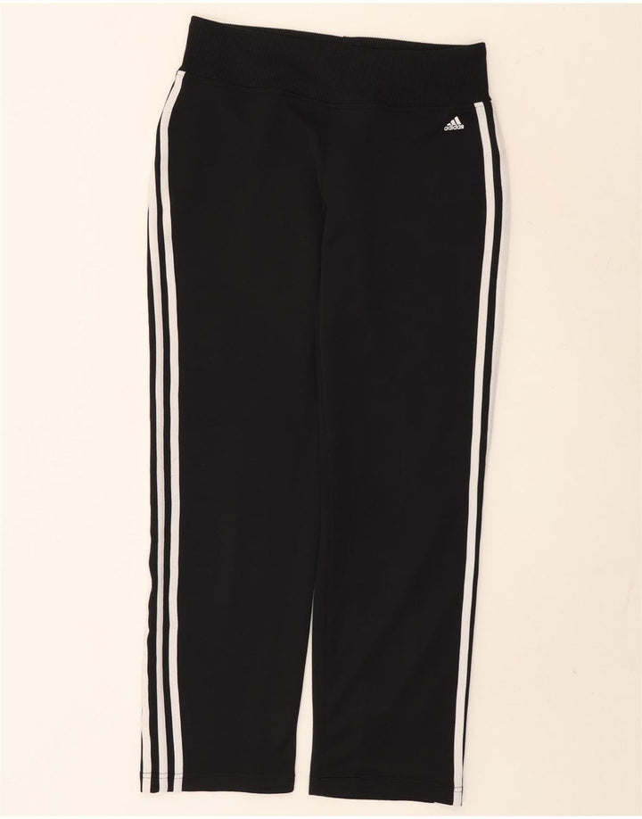 Pantaloni de trening Adidas pentru femei UK 14 Poliester mediu negru