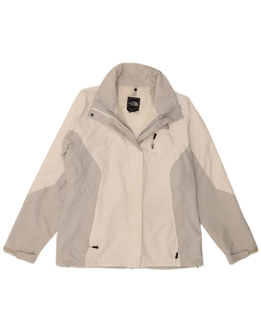 Jachetă de ploaie The North Face pentru femei UK 16 Large White Colorblock Poliester