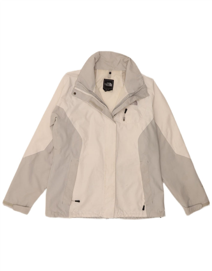 Jachetă de ploaie The North Face pentru femei UK 16 Large White Colorblock Poliester