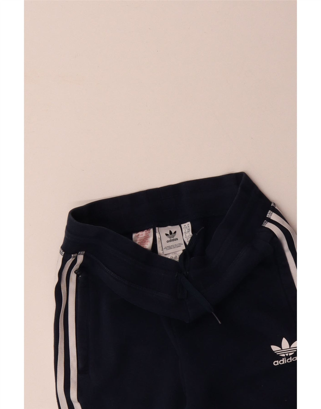 Pantaloni de trening ADIDAS pentru baieti Joggeri 11-12 ani Bumbac bleumarin