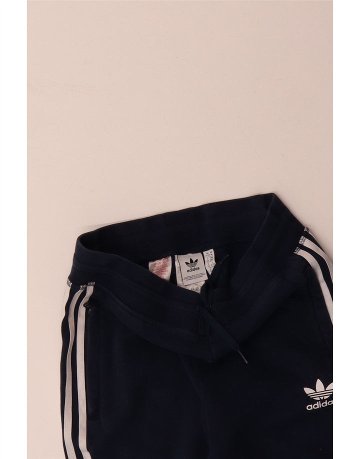 Pantaloni de trening ADIDAS pentru baieti Joggeri 11-12 ani Bumbac bleumarin