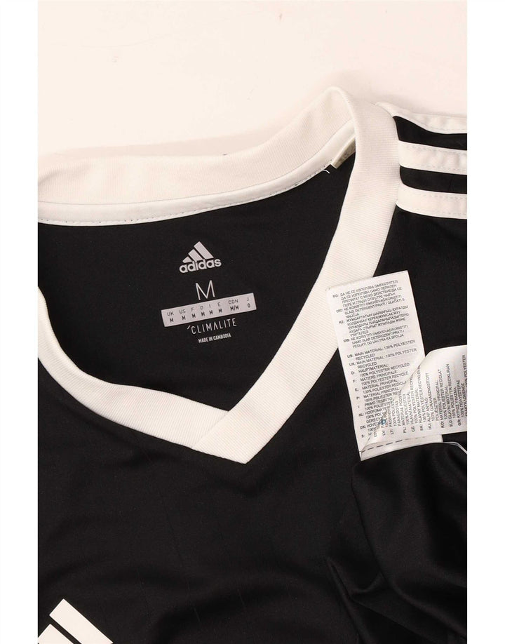 Tricou grafic pentru bărbați Adidas Top Mediu Negru Poliester Sport