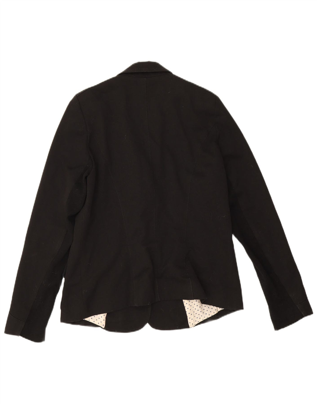 Jachetă Blazer pentru femei Trussardi Jeans cu 2 nasturi UK 14 Medium Black