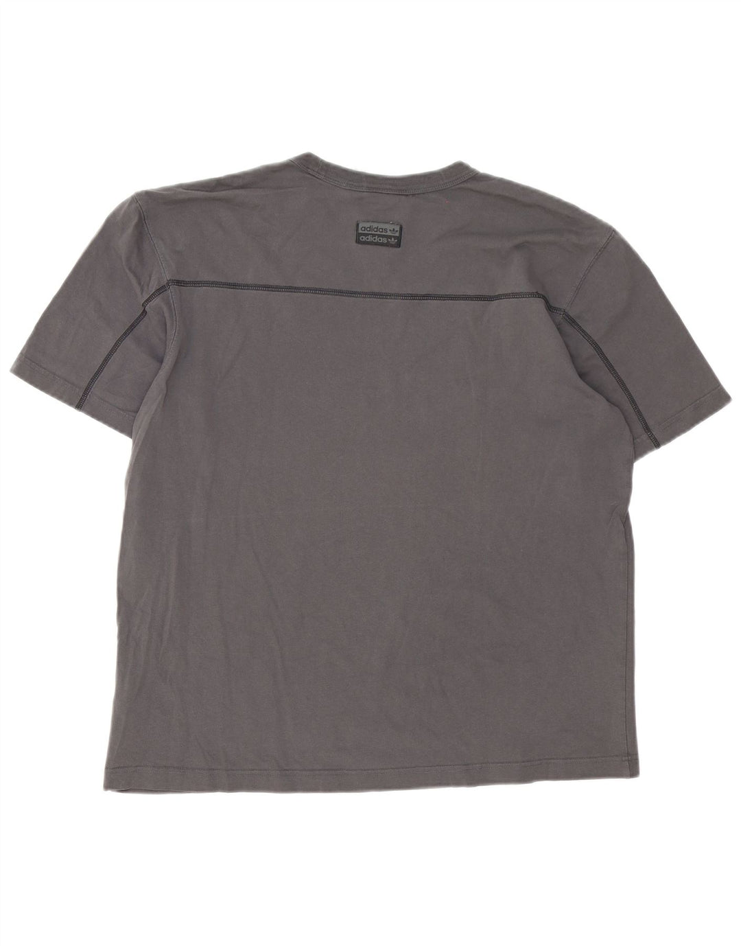 Tricou pentru bărbați Adidas Top mare bumbac gri