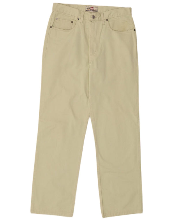 Pantaloni casual drepti pentru bărbați Levi's 471 L34 L30 bumbac verde
