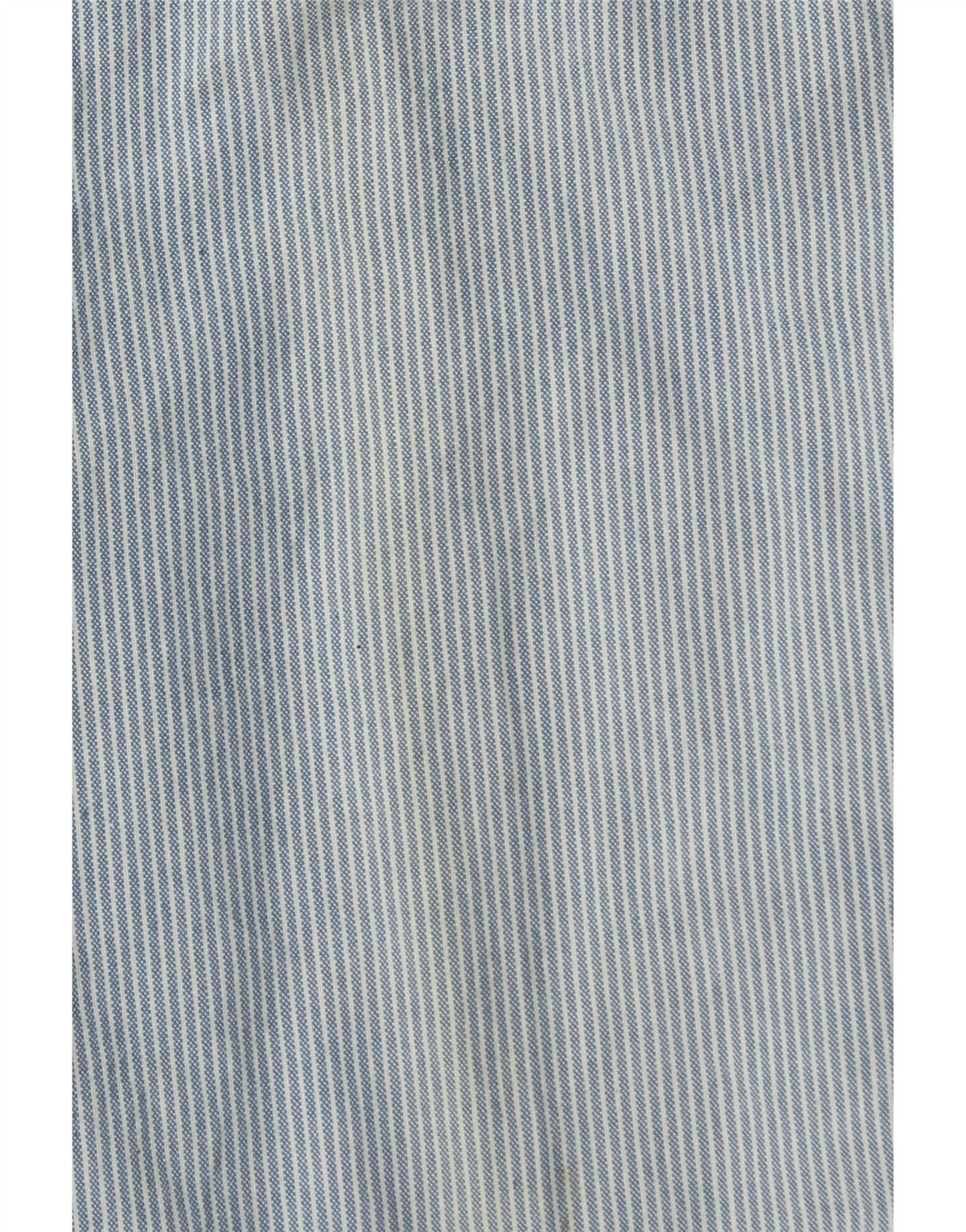 FAY Pantaloni drepți pentru bărbați IT 48 Medium W32 L31 Blue Pinstripe Bumbac