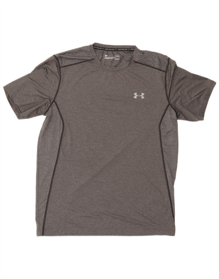 Tricou Under Armour pentru bărbați Top mare, gri, poliester, sport