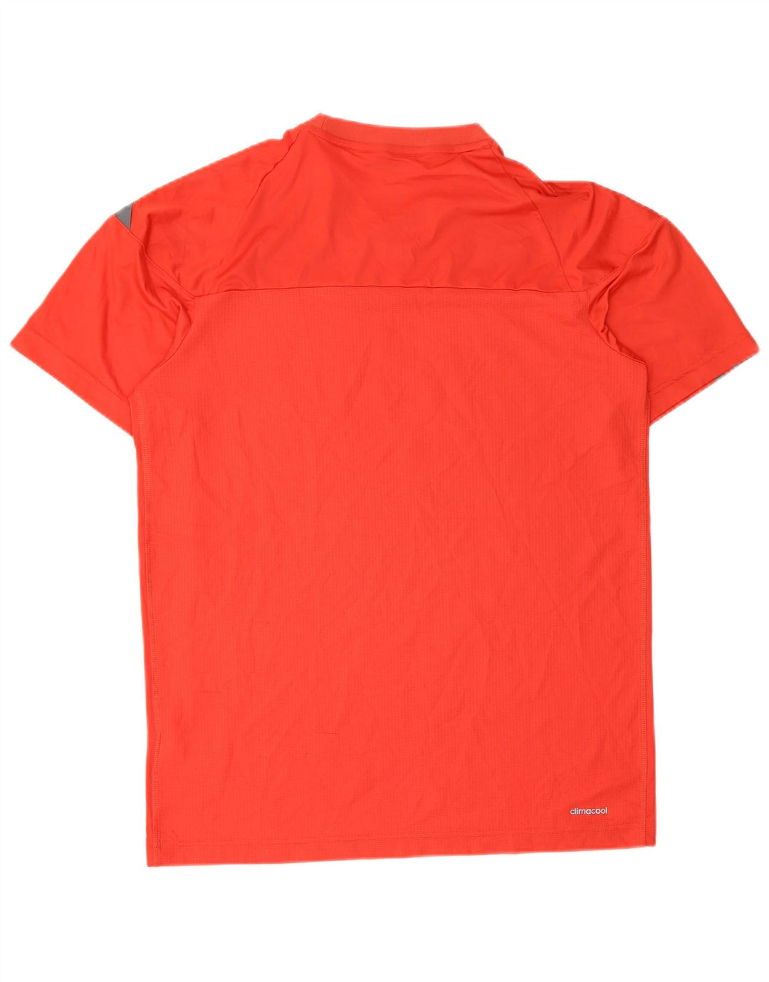 Tricou Adidas Climacool pentru bărbați Top Mediu Roșu Poliester Colorblock