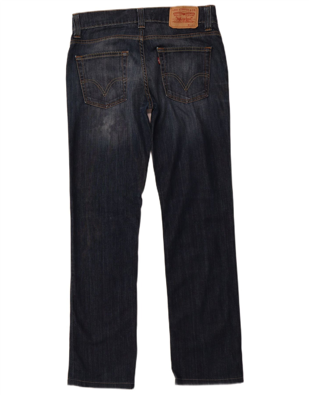 Blugi slim pentru femei LEVI'S W33 L31 bumbac bleumarin