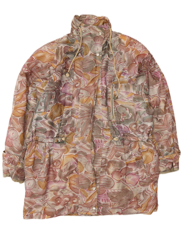 Jachetă vintage pentru femei, UK 20 2XL, multicoloră, florală