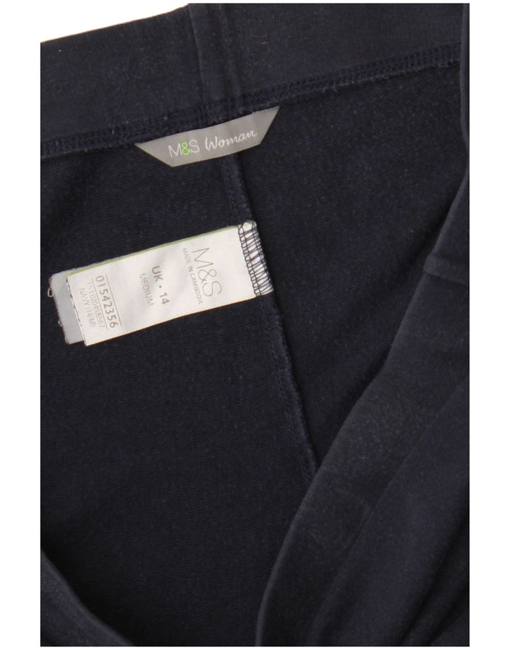 MARKS & SPENCER Pantaloni de trening pentru femei UK 14, mari, bleumarin, bumbac