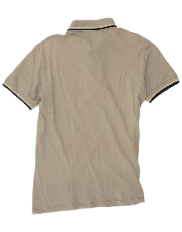 Cămașă polo Fred Perry pentru bărbați, bumbac cu dungi gri mici