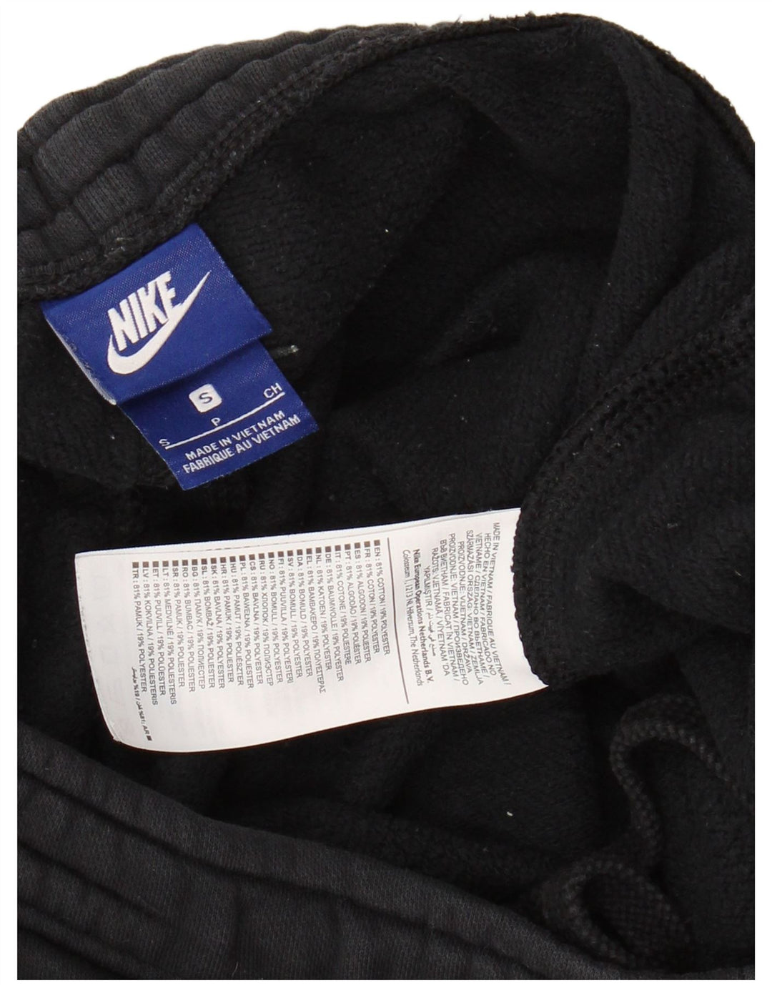 Pantaloni de trening pentru bărbați NIKE Pantaloni de jogging mici, negru, bumbac