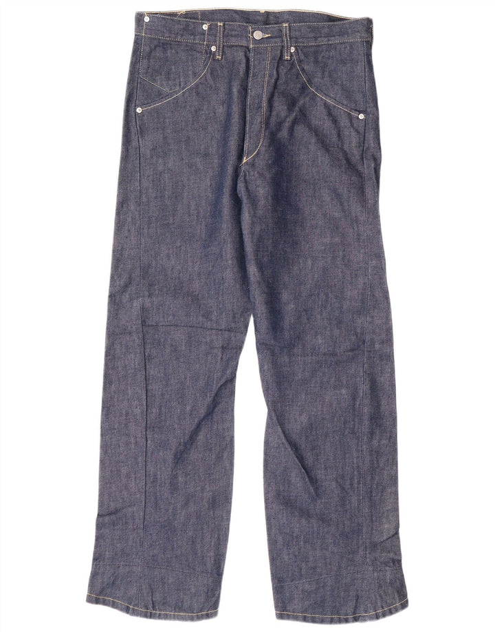 Blugi drepti pentru bărbați LEVI'S 501 W32 L30 Blue Cotton Classic