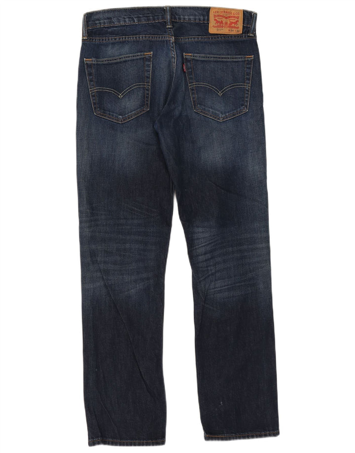 Blugi Levi's 511 Slim pentru femei W34 L32 Bumbac albastru