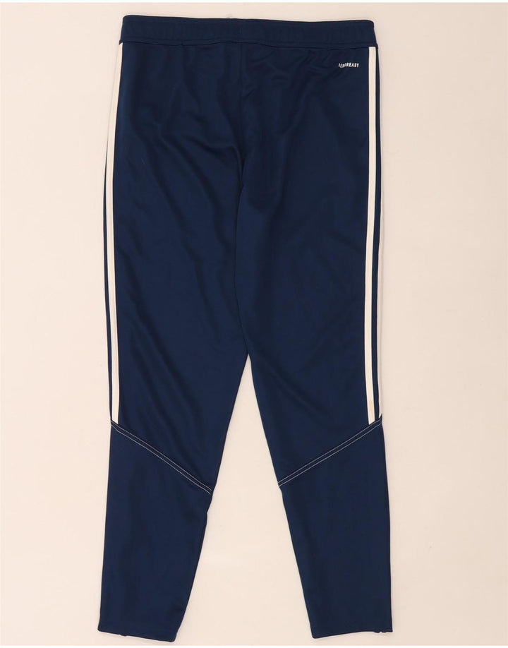 Pantaloni de trening Adidas Aeroready pentru bărbați, poliester mediu albastru bleumarin