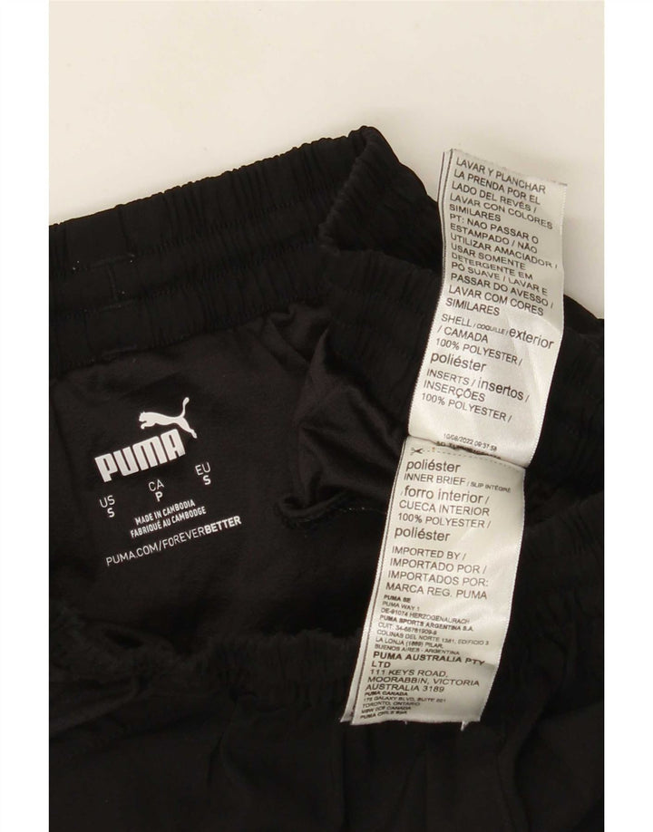 Pantaloni scurti sport Puma pentru femei UK 10 Small Black Poliester