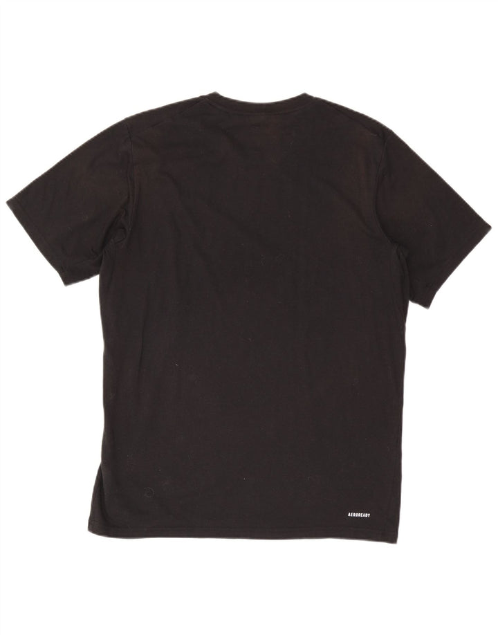 Tricou pentru bărbați Adidas Aeroready Top mare din poliester negru