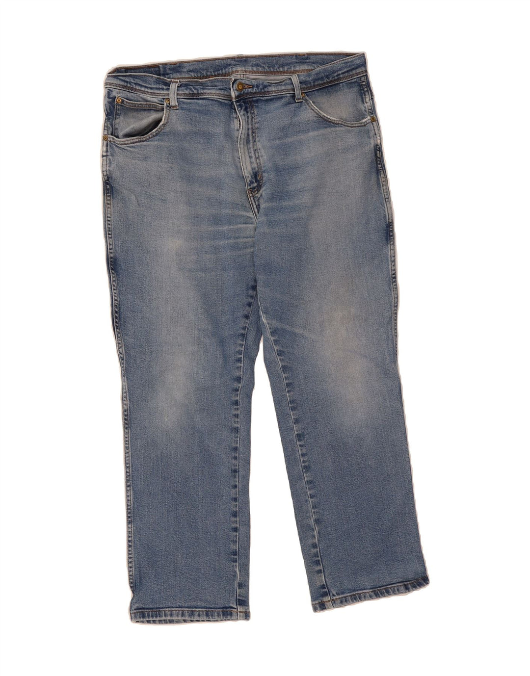 WRANGLER Mens Straight Jeans W40 L30 Blue Cotton Vintage Wrangler and Second-Hand Wrangler from Messina Hembry 