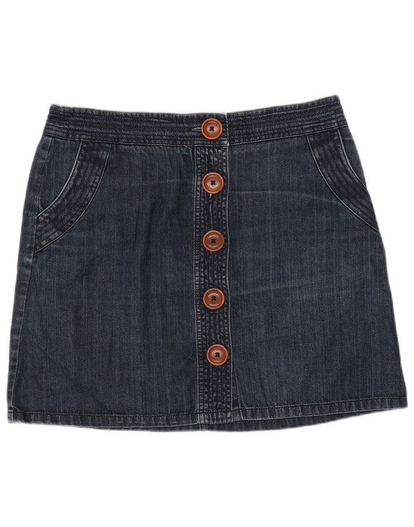BODEN Womens Denim Skirt UK 14 Large W32  Navy Blue Cotton