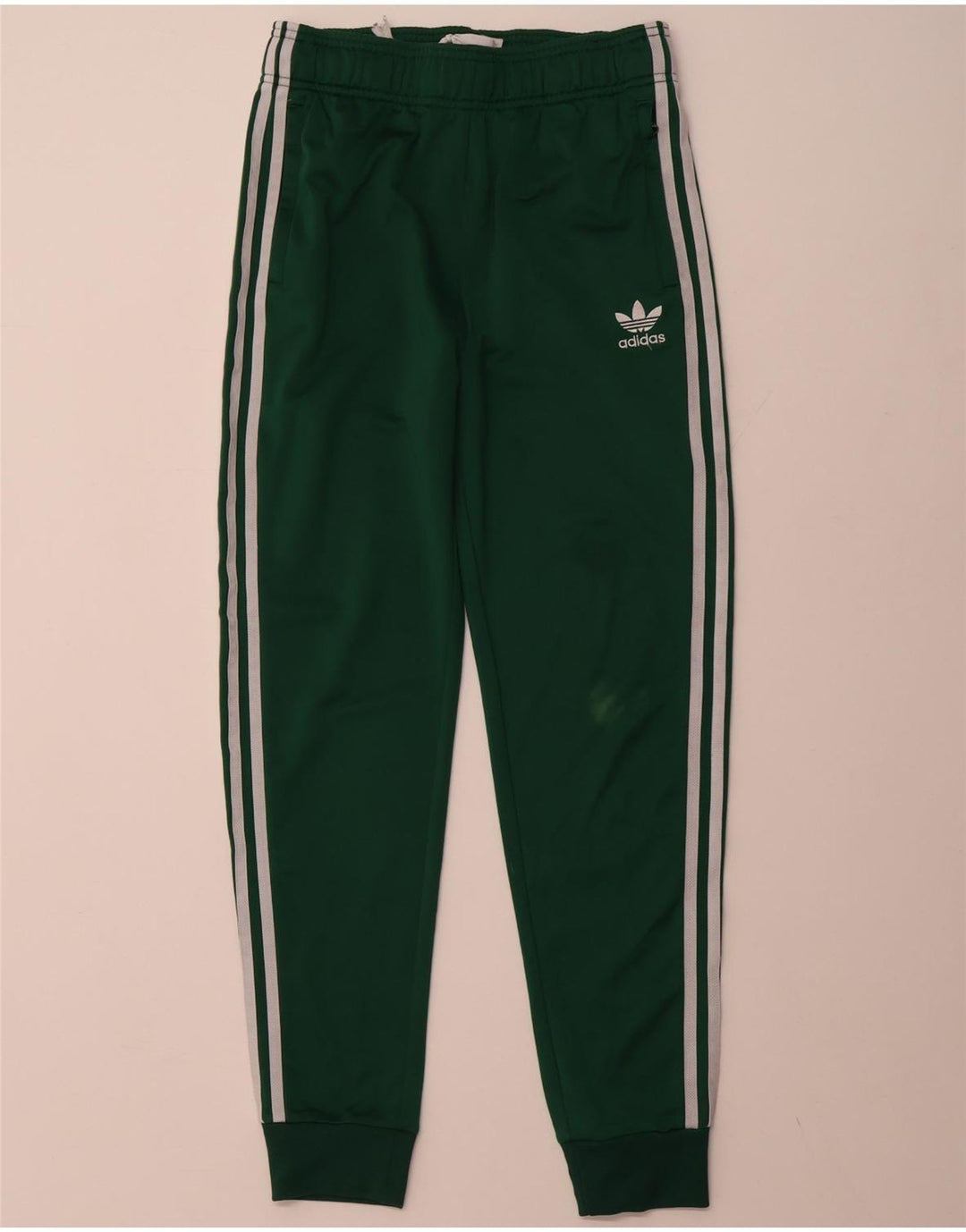 ADIDAS Băieți Pantaloni Trening Pantaloni Joggeri 13-14 Ani Poliester Verde