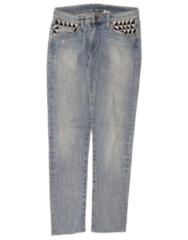 Blugi slim pentru femei RALPH LAUREN W27 L28 bumbac albastru