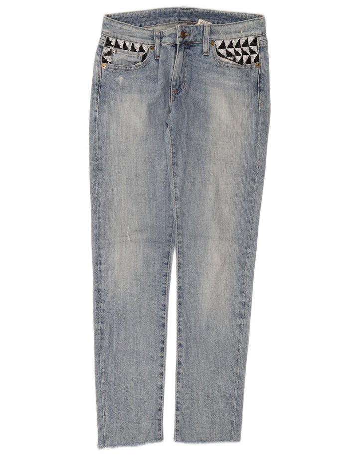 Blugi slim pentru femei RALPH LAUREN W27 L28 bumbac albastru