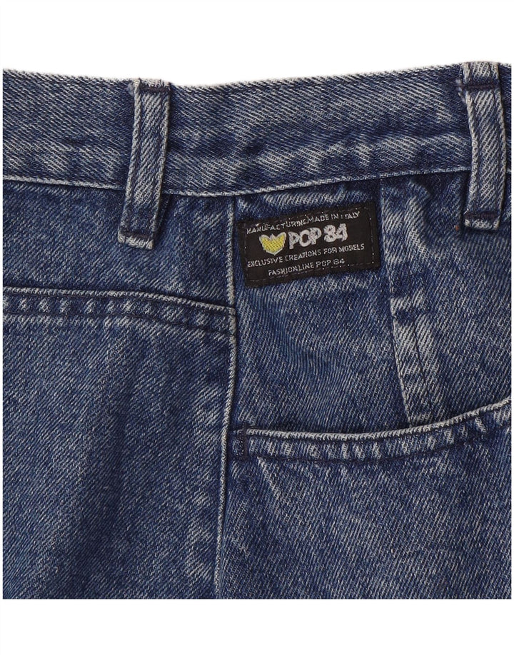 POP 84 Fusta de blugi pentru femei IT 46 Large W28 Blue Bumbac