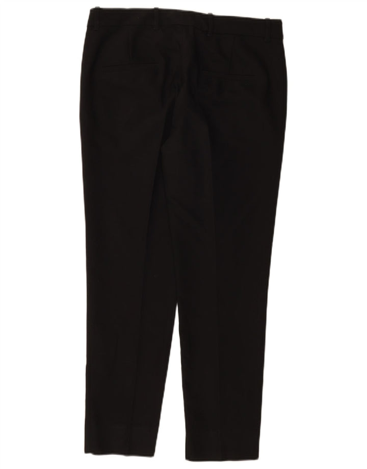 ZARA Womens Pegged Chino Trousers Medium W28 L27 Black
