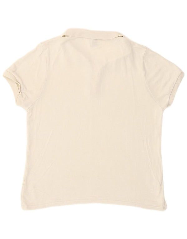 Tricou polo pentru femei UK 12 Bej mediu