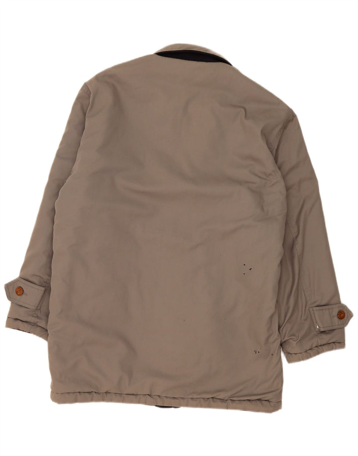 Jachetă vintage pentru bărbați, reversibilă, UK 38, gri mediu