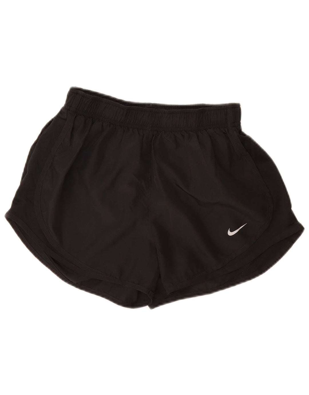 Pantaloni scurți sport Nike Dri Fit pentru femei UK 8 Small Negru Poliester