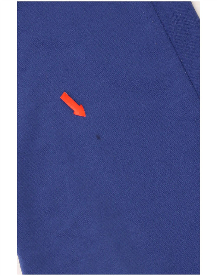 Pantaloni de trening grafic Diadora pentru bărbați, albastru mediu, poliester color bloc