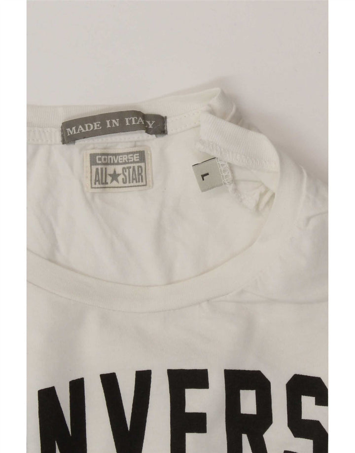 Top cu vestă grafică Converse pentru femei UK 14 Large White