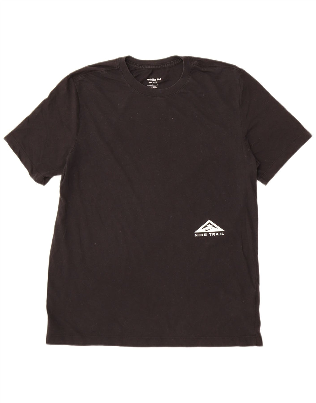 Tricou grafic Nike Dri Fit pentru bărbați Top mare din bumbac negru