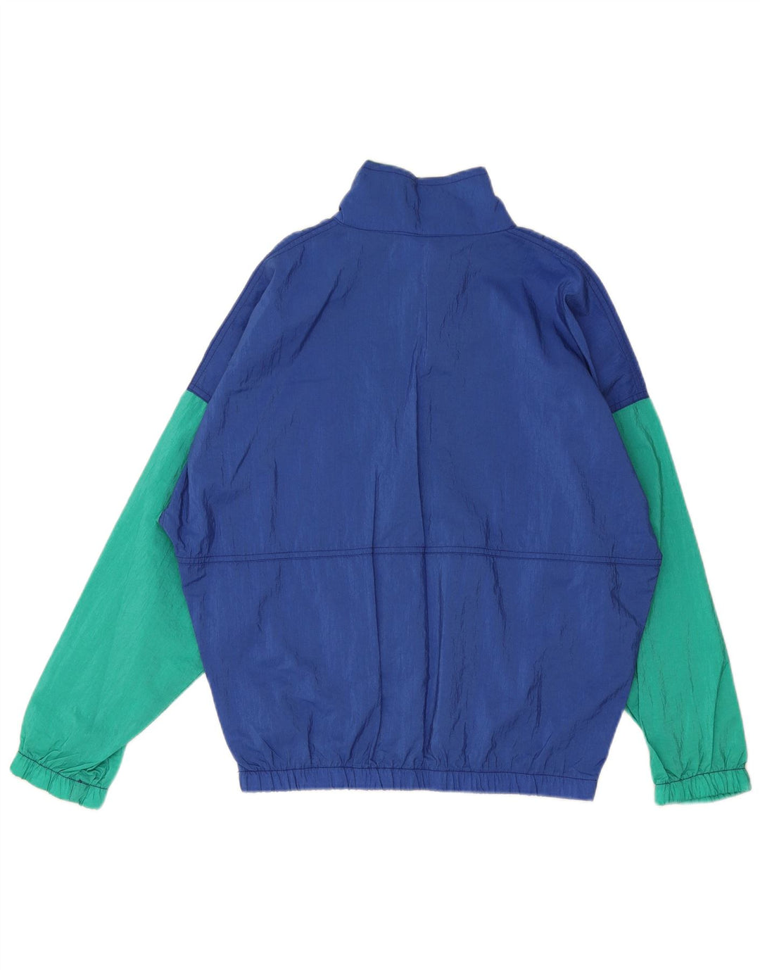 Trening Pulover Vintage pentru bărbați Jachetă de top XL, albastru, poliamidă color bloc