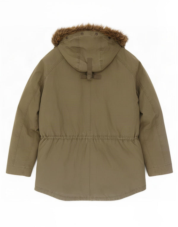 Jachetă parka cu glugă Timberland pentru bărbați UK 38 Medium Khaki
