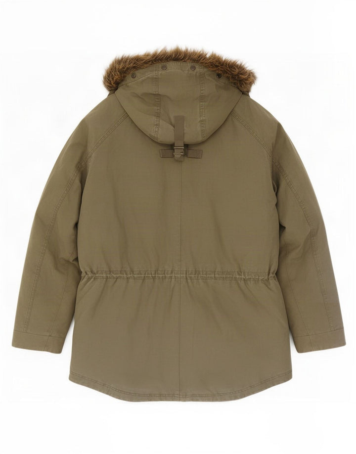 Jachetă parka cu glugă Timberland pentru bărbați UK 38 Medium Khaki