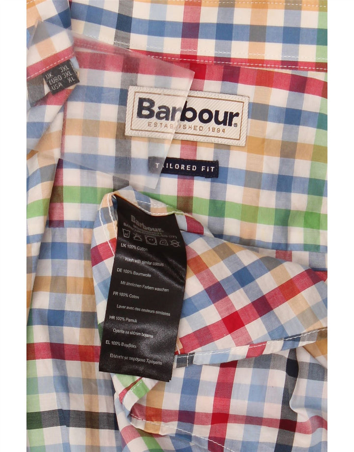 Cămașă Barbour cu mânecă scurtă, croită, 3XL, multicoloră