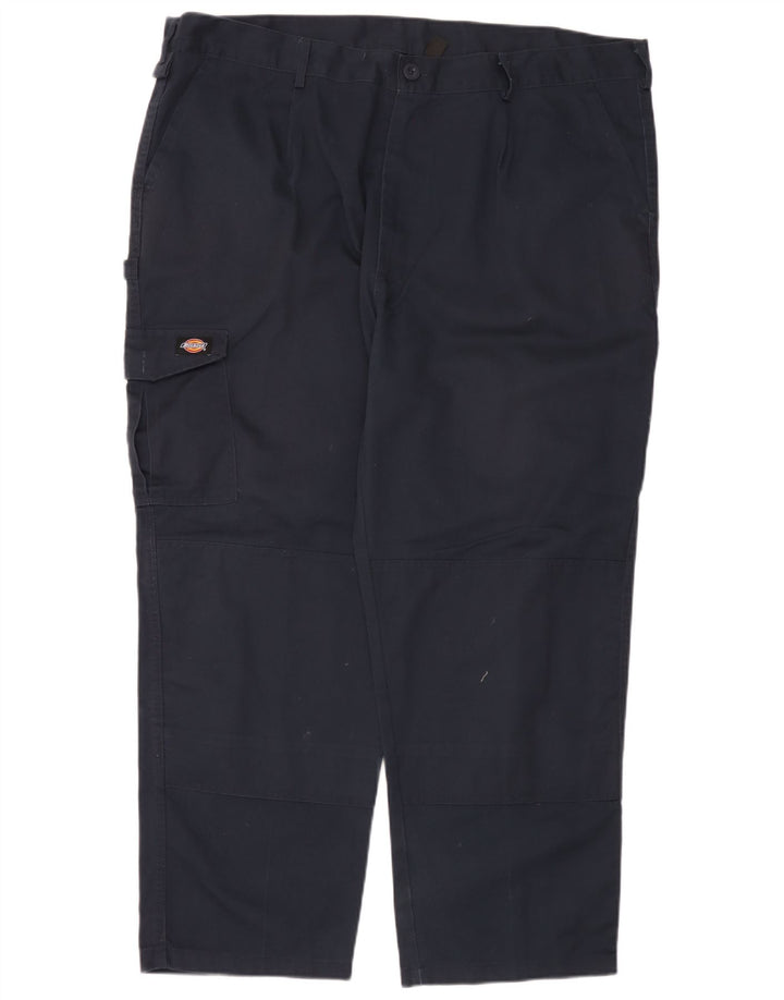 Pantaloni cargo drepti pentru bărbați Dickies L44 L28 Poliester bleumarin