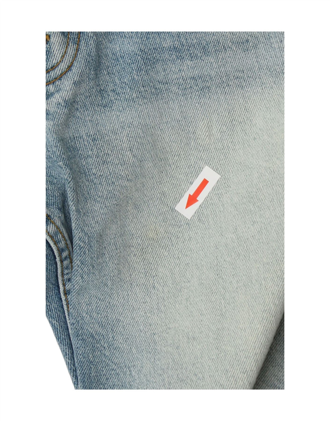 Blugi Distressed drepte pentru bărbați Zara EU 40 Medium L31 L29 Bumbac albastru