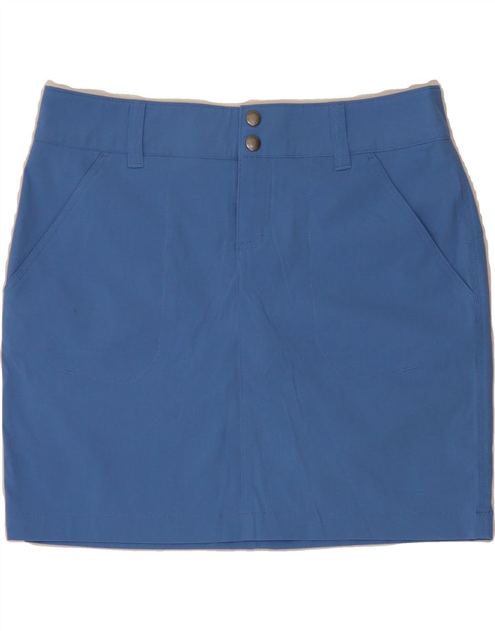 COLUMBIA Womens Omni-Shield Mini Skirt US 6 Medium W30  Blue Nylon Vintage Columbia and Second-Hand Columbia from Messina Hembry 