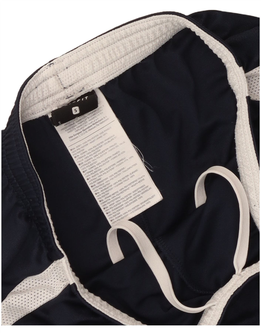 Pantaloni scurți sport Nike Dri Fit pentru bărbați, mici, bleumarin, poliester color bloc