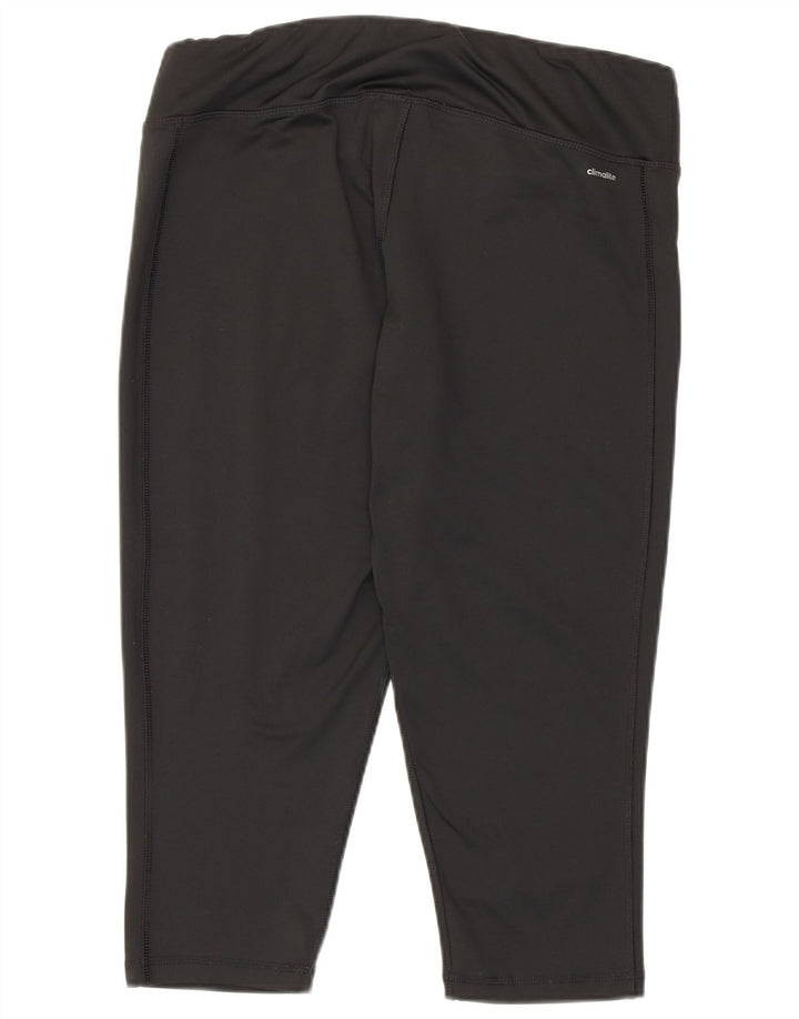 Leggings Adidas Climalite Capri pentru femei Marea Britanie 16/18 Poliester negru mare